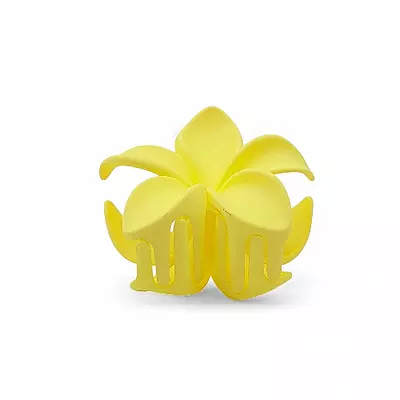 Yellow Flower Hair Claw Clip - Jumbo Floral Hair Accessory