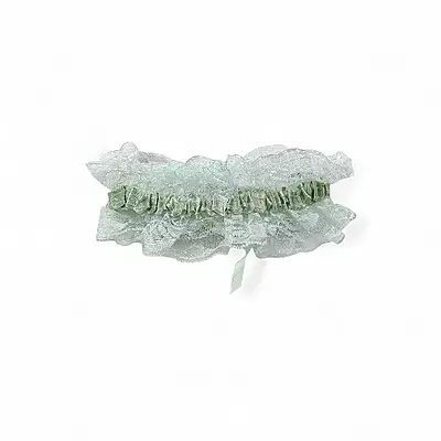 Delicate Mint Green Lace & Tulle Baby Girl Headband - Newborn to Toddler