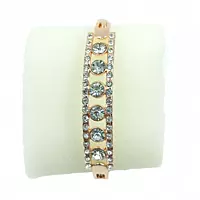 White Renos Rose Gold Women’s Watch & Crystal Bangle Gift Set