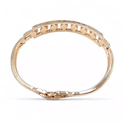 White Renos Rose Gold Women’s Watch & Crystal Bangle Gift Set