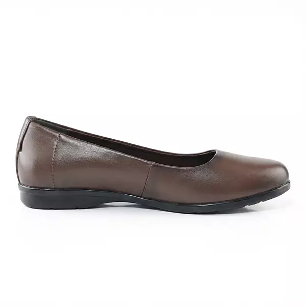 La Maidens Brown Ballet Flats