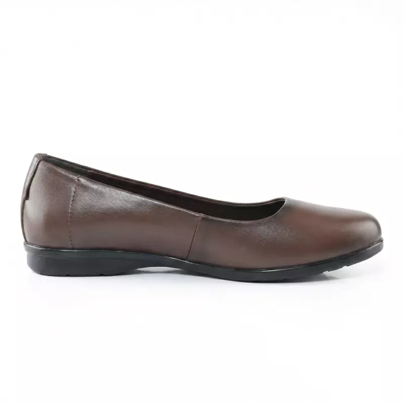 La Maidens Brown Ballet Flats