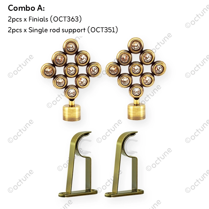 Octune Luxury Curtain Bracket | OCT363
