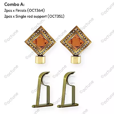 Octune Luxury Curtain Bracket | OCT364