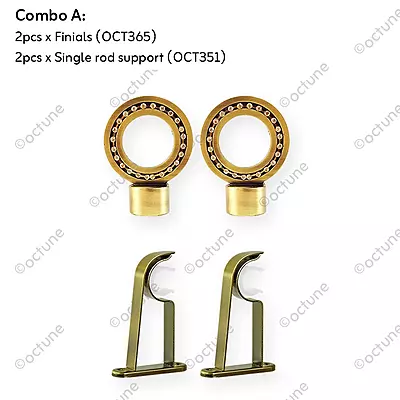 Octune Luxury Curtain Bracket | OCT365
