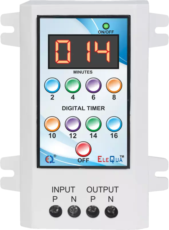 2,4,6,8... Minutes Timer Switch for Geyser, Heater, Oven Water Motor Pump ( up to 2 HP)