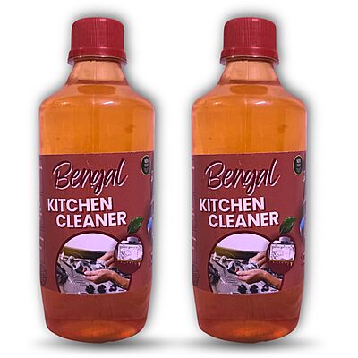 Bengal Kitchen Cleaner Pack of 2 (2x500ml) | Strong Degreaser for Oil, Grease & Stain Removal