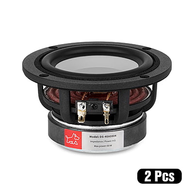 DS-40A0804 Mid Wof ofer 4" 4Ohms 60 Watts aluminium cone(2 Pcs) LIMITED EDITION