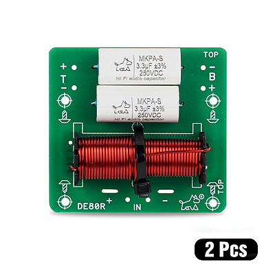 DE80R-07 2 WAY CROSSOVER (2 Pcs) DE80R-07 2 WAY CROSSOVER (2 Pcs)