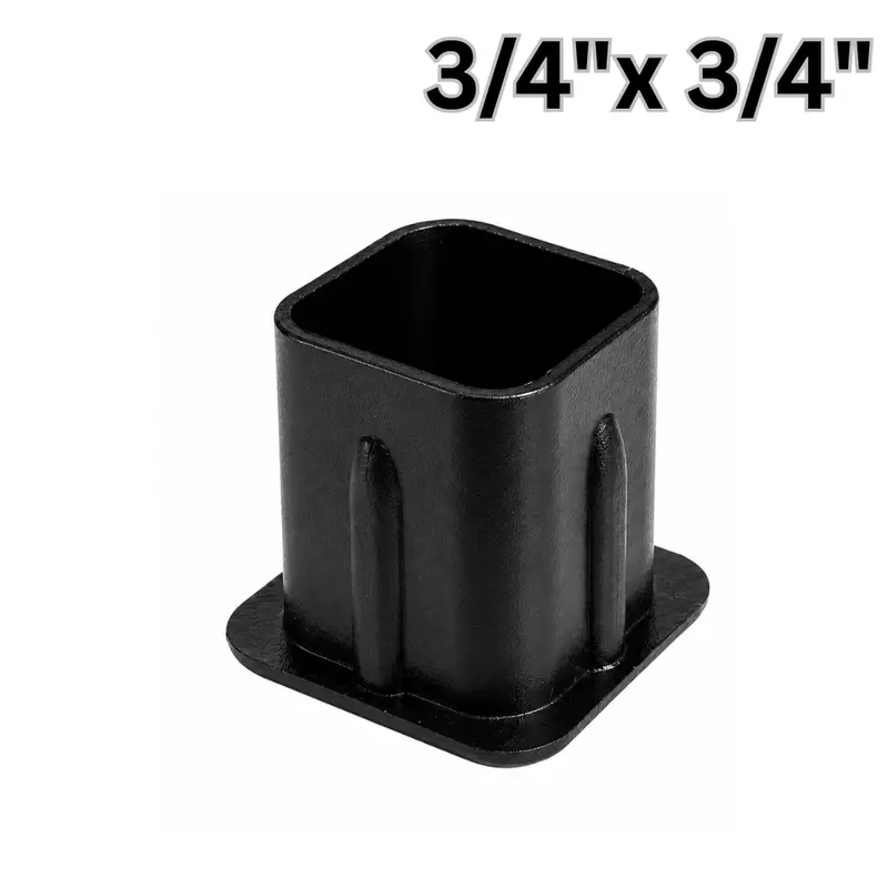 ¾" x ¾" Closing End Cap for Square Pipe