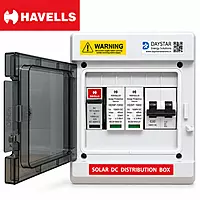 Havells DCDB Premium IP66 Waterproof – 32A MCB,600V SPD & Single Fuse Holder (Up to 6kW)
