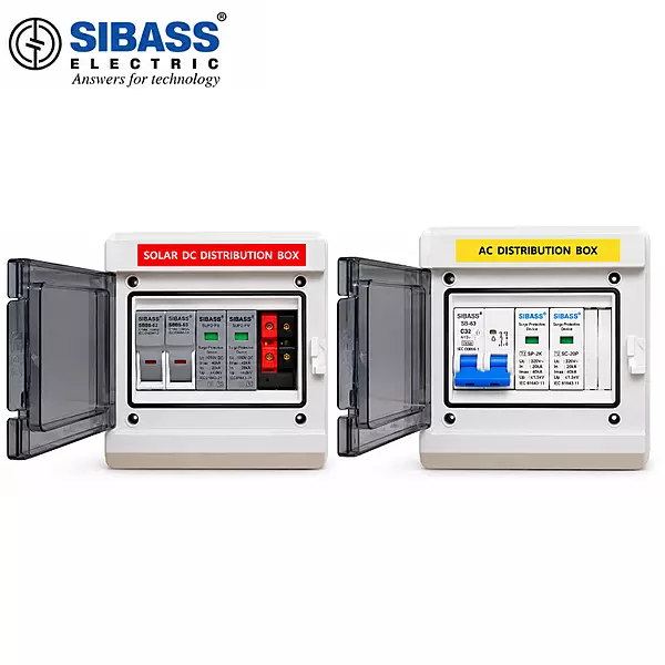 Sibass ACDB + DCDB Combo WaterShield IP65 Weatherproof – 1-Phase (Upto 5kW)