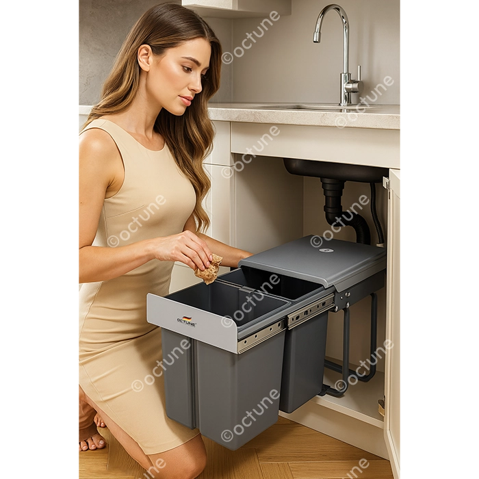 Octune Lustra Dual Sort Bin