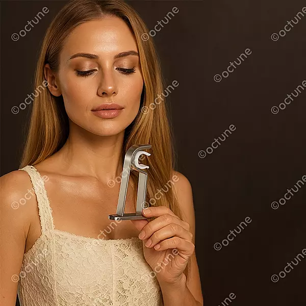 Octune Single Curtain Rod Support | SS