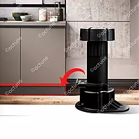 Octune PVC Leg | 100-120mm Adjustable