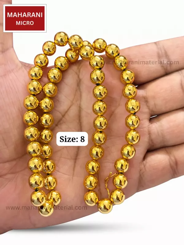 plain micro gold plated ball