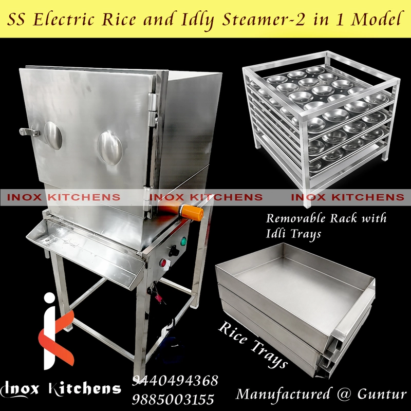 Idli and Rice Steamer 2 in 1 Model