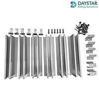 Rooftop Solar Panel Mounting Structure Set - Mono Rail