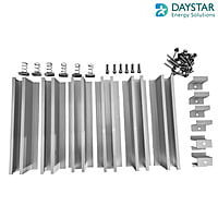 Rooftop Solar Panel Mounting Structure Set - Micro Rail