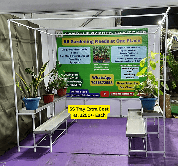 2 step Pandiri without SS trays 8feet width X 6feet length X 7ft Height