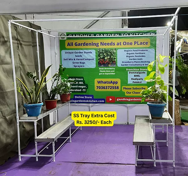2 step Pandiri without SS trays 8feet width X 6feet length X 7ft Height