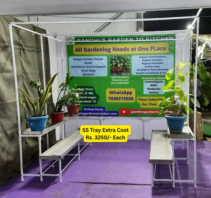 2 step Pandiri without SS trays 8feet width X 6feet length X 7ft Height