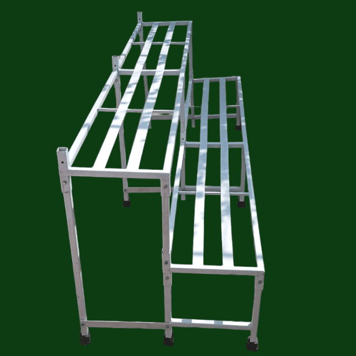 6 feet Two step Garden Stands Detachable Type Size in Inches 72(L)X23W) X64(H)