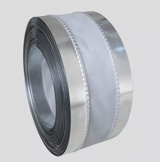 Ductfab Fireproof Silicon Coated Grey Canvas 100mm Fabric+45mm Metal 25Rmt.Length ( Per. Sqr. Mtr )