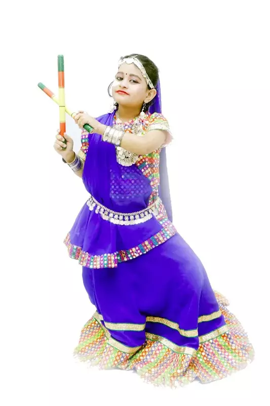 Garba Dance Fancy Dress Costume For Girls