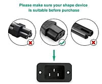 Champion Power Cord Cable for Desktop Computer 1.2 Mtr 3 Pin Cable (Black) Champion Power Cord Cable for Desktop Computer 1.2 Mtr 3 Pin Cable (Black)