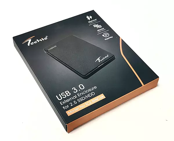 Techie 2.5 SSD External Enclosure - TC2.5ENC3A
