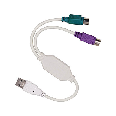 USB to PS2 Adapter Cable for Keyboard and Mouse