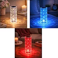 Crystal Rose Table Lamp