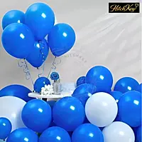 Metallic Blue Balloons Kit - 50 pcs