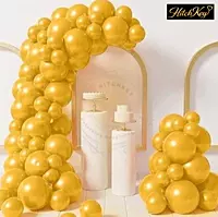 Metallic Gold Balloons Kit - 80 Pcs