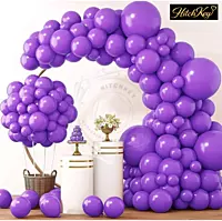 Metallic Purple Balloons Kit - 80 pcs