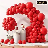 Metallic Red Balloons Kit - 80 pcs