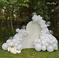 Standard White Balloons Kit - 200 pcs