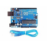 UNO R3 DIP Atmega 328P Board Compatible with Arduino | Development Board with USB Cable
