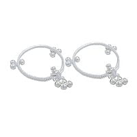 Sterling Silver Gift set for Born Babies(Anklet/Kolusu, Feeder/Paladai)
