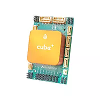Cube Orange+ autopilot mounted on axldrone carrier board