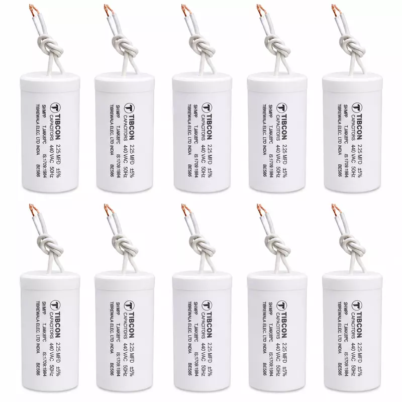 Tibcon 2.25 MFD Fan Capacitor | 440V | PP | Dry