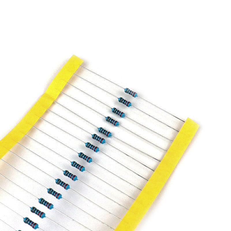 2.2k Ohm 0.25W Metal Film Resistor (Pack of 100)