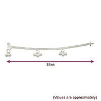 Sterling Silver Gift set for Born Babies(Anklet/Kolusu, Feeder/Paladai)