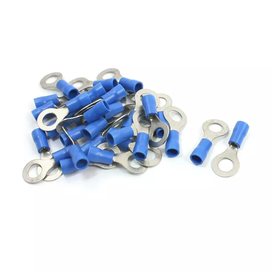 1.5-CRIMPING TYPE INSULATED COPPER RING TYPE TERMINAL ENDS-HRI-7063(PACK OF 10)-