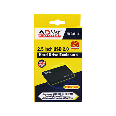 2.5 Inch Micro HDD Enclosure External 6.5cm (2.5 inch) SATA Casing Hard Disk Drive Enclosure