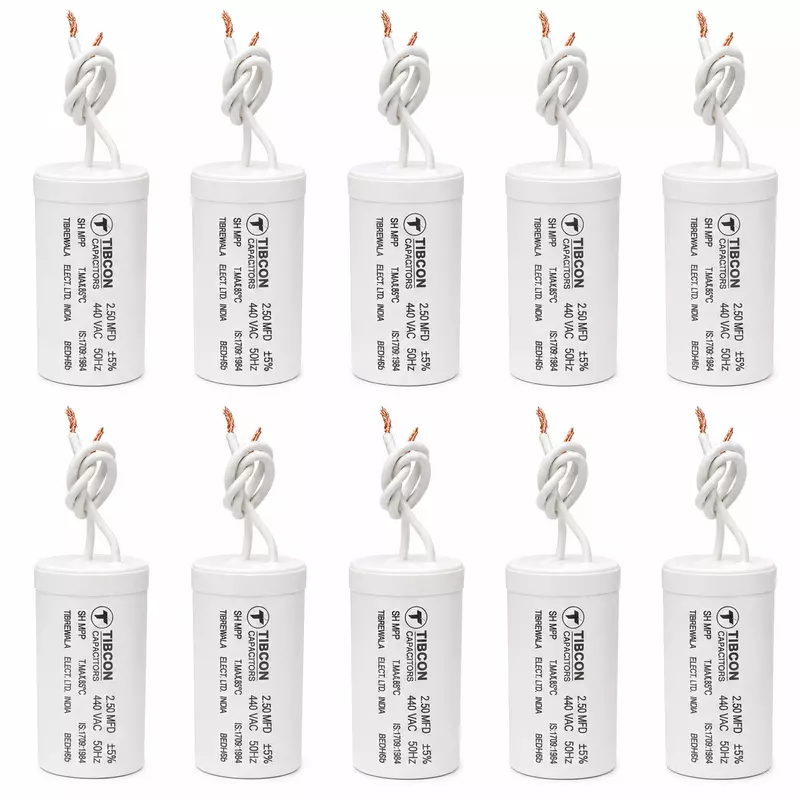 Tibcon 2.5 MFD Fan Capacitor | 440V | PP | Dry