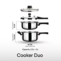 Stahl Xpress Triply Pressure Cooker