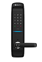 Solity Push & Pull Digital Mortise Lock With Fingerprint Password RFID Card Emergency Key
