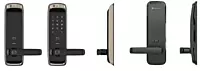 Solity Digital Mortise Lock With Fingerprint Password RFID Card Emergency Key
